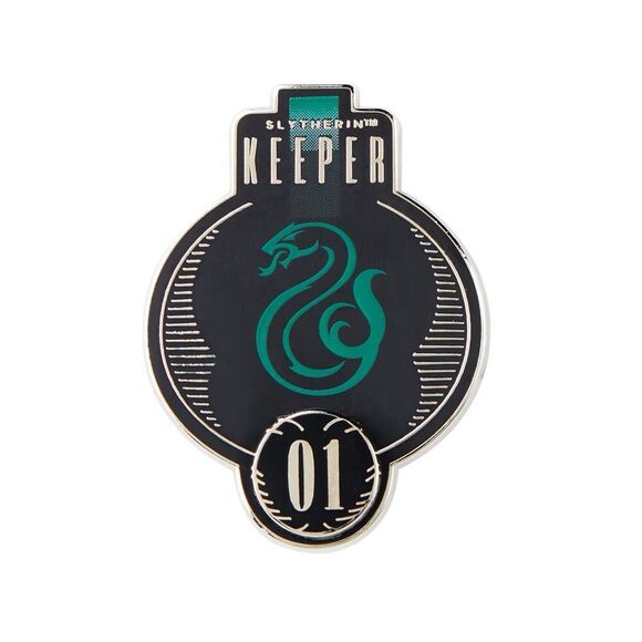 Slytherin™ Quidditch™ Keeper Pin - Picture 1 of 1